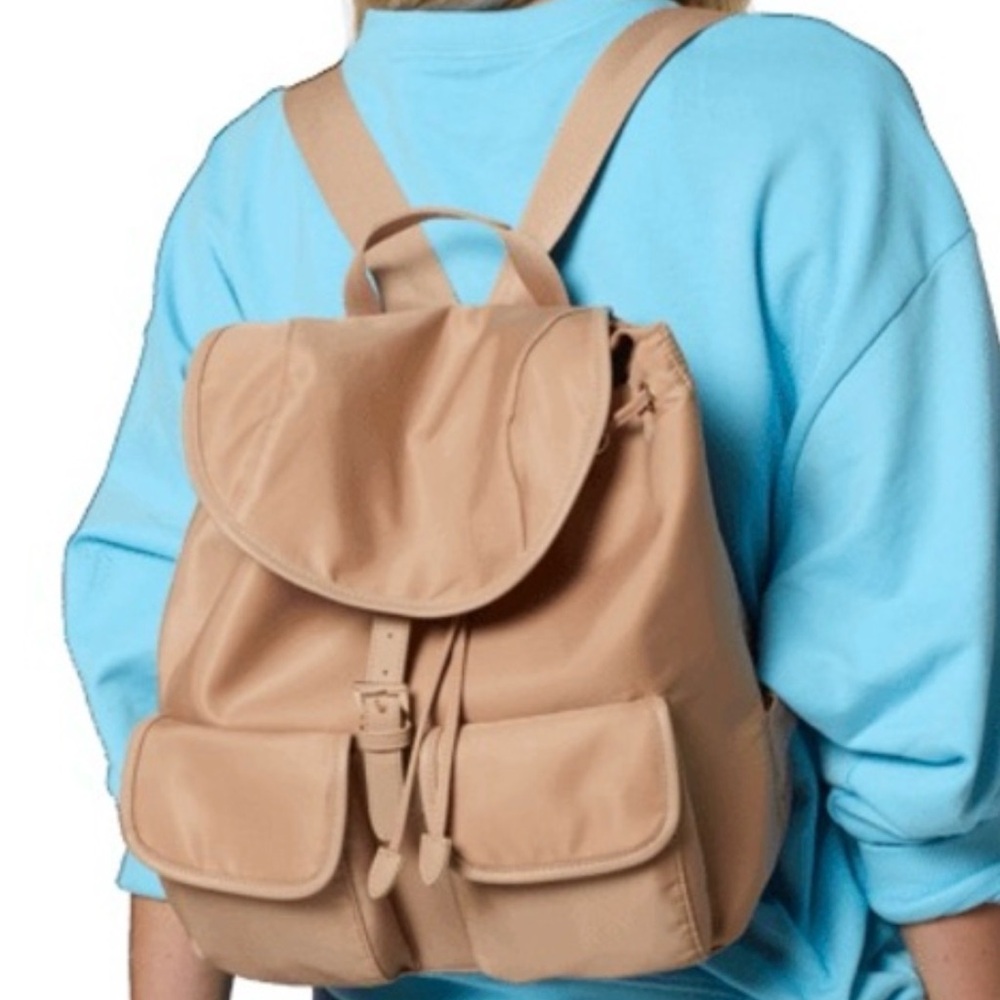 Anthropologie Year of Ours Stylish Tan Backpack for Women